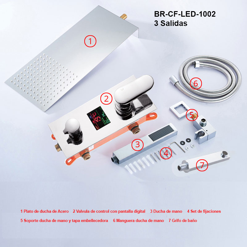 Juego de Ducha Moderna - Imagen 2