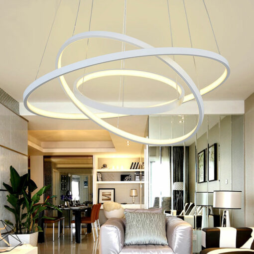 Lampara LED de Aros Flotantes Airstream