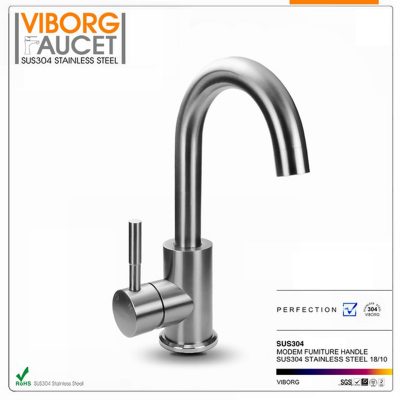 Llave Lavaplatos o Lavamanos Monomando Curve